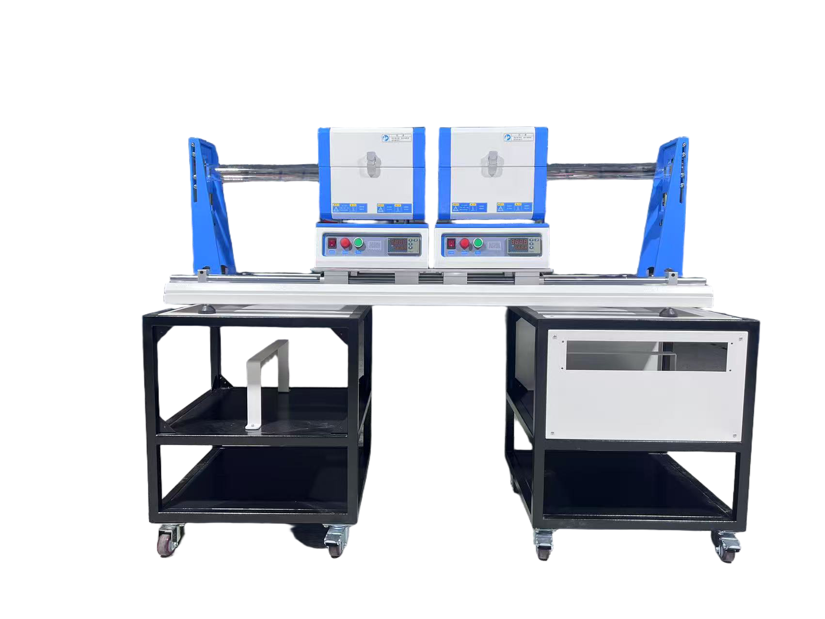 1200℃小型雙爐體滑軌爐 TCVD-OYS-1200C-S2-SL50（φ50）